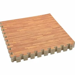 vidaXL Tapis d'exercice puzzle 12 pcs Marron 4,32 ㎡ Mousse EVA