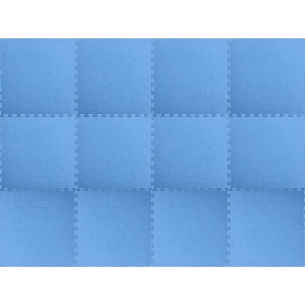Entraînement & Fitness|Piscine & Spa-vidaXL Tapis d'exercice puzzle 12 pcs 4,32 ㎡ Mousse EVA Bleu