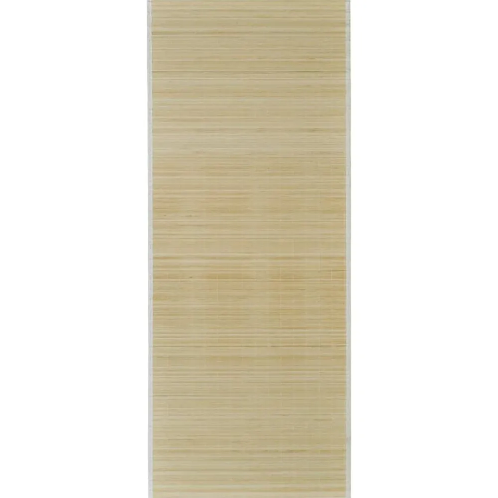 Décorations-vidaXL Tapis en bambou 100x160 cm Naturel Marron clair