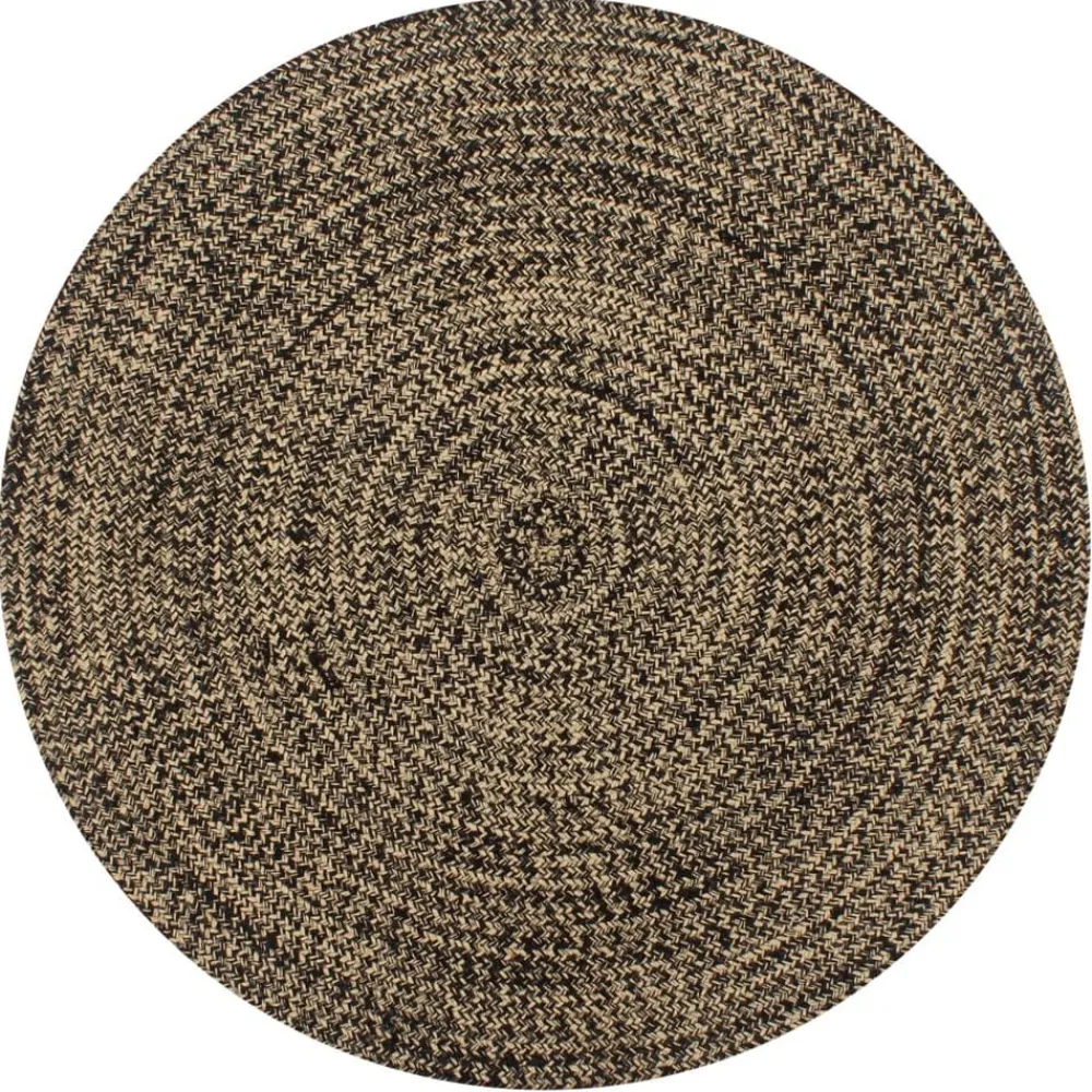 vidaXL Tapis fait à la main Jute et naturel 90 cm