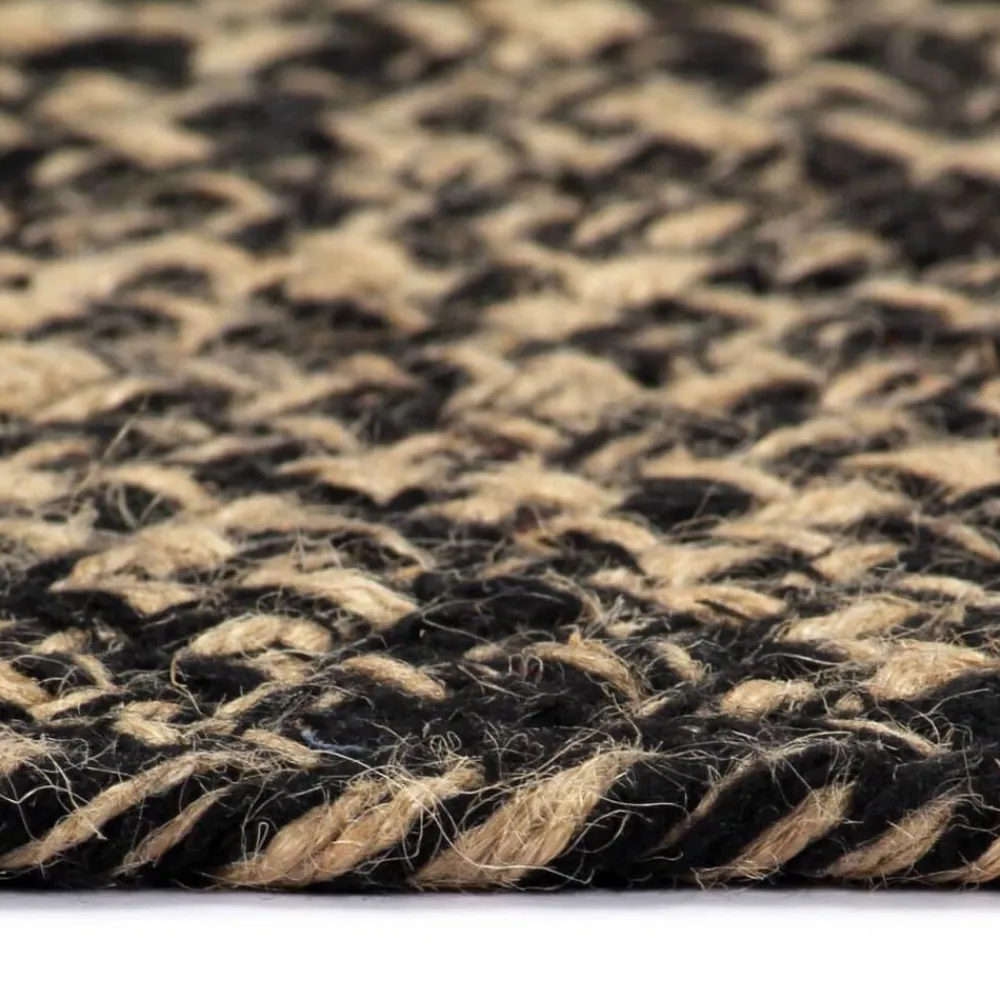 vidaXL Tapis fait à la main Jute et naturel 90 cm
