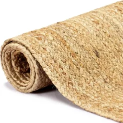 vidaXL Tapis fait à la main Jute Naturel 80x160 cm