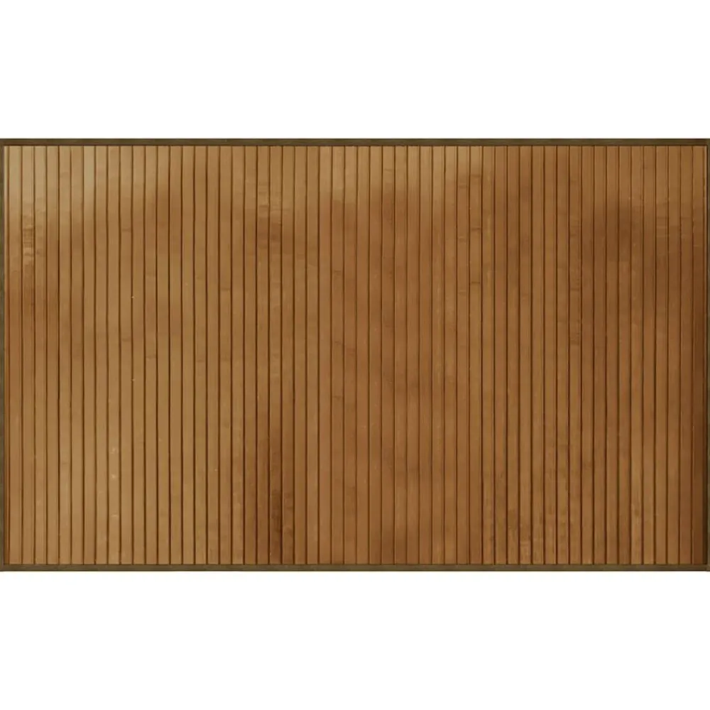 Décorations-vidaXL Tapis rectangulaire 60x100 cm bambou Marron