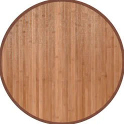 Décorations-vidaXL Tapis rond 60 cm bambou Naturel
