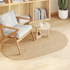 vidaXL Tapis ZIZUR Marron 150 x 80 cm Polypropylène
