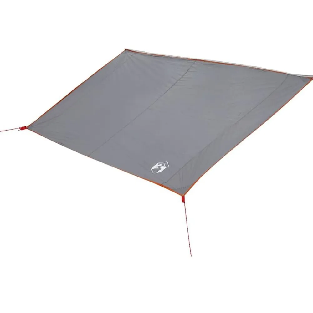 Loisirs De Plein Air-vidaXL Tarp résistant à l'eau avec toit 240 x 300 cm Gris et orange