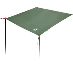 Loisirs De Plein Air-vidaXL Tarp résistant à l'eau avec toit 240 x 300 cm Vert