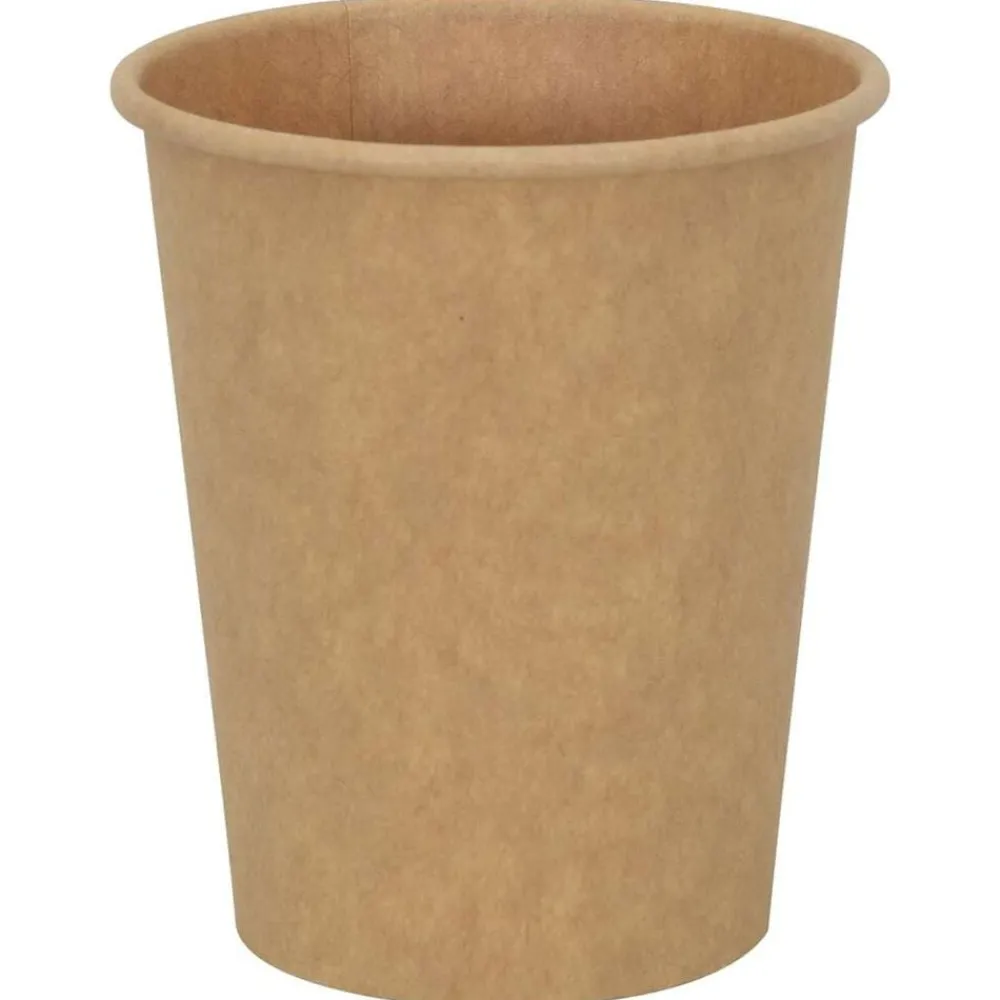 Restauration-vidaXL Tasses à café en papier 1000 pcs 8oz 200ml marron