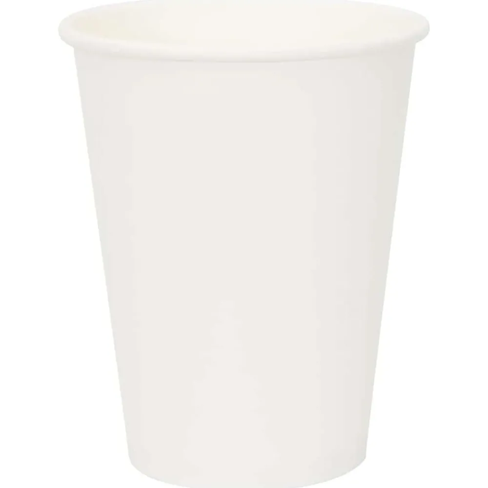 Restauration-vidaXL Tasses à café en papier 1000 pcs 12oz 300ml blanc