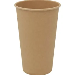 Restauration-vidaXL Tasses à café en papier 1000 pcs 16oz 400ml marron