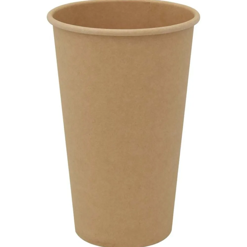 Restauration-vidaXL Tasses à café en papier 1000 pcs 16oz 400ml marron