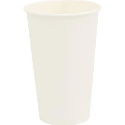 vidaXL Tasses à café en papier 1000 pcs 16oz 400ml blanc