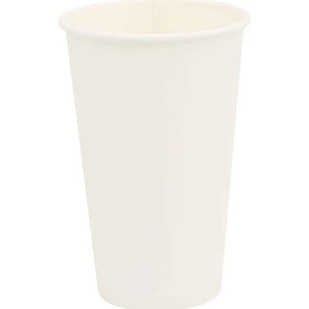 vidaXL Tasses à café en papier 1000 pcs 16oz 400ml blanc