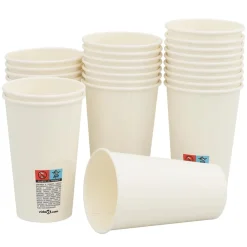 vidaXL Tasses à café en papier 1000 pcs 16oz 400ml blanc