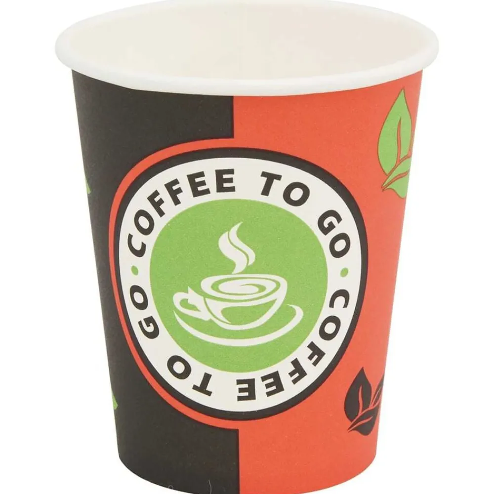 vidaXL Tasses à café en papier avec couvercles 1000 pcs 8oz 240ml