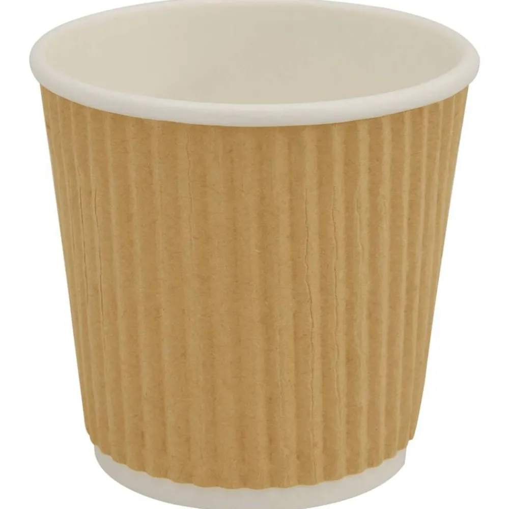 vidaXL Tasses à café en papier 1000 pcs 4oz 100ml marron