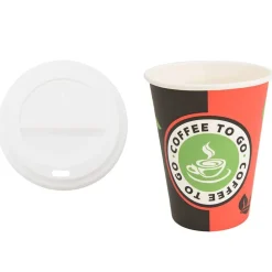 vidaXL Tasses à café en papier avec couvercles 1000 pcs 4oz 100ml