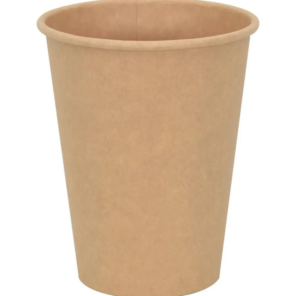 Restauration-vidaXL Tasses à café en papier 1000 pcs 12oz 300ml marron