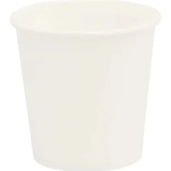 vidaXL Tasses à café en papier 1000 pcs 4oz 100ml blanc