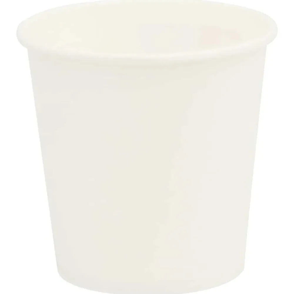 vidaXL Tasses à café en papier 1000 pcs 4oz 100ml blanc