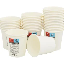vidaXL Tasses à café en papier 1000 pcs 4oz 100ml blanc