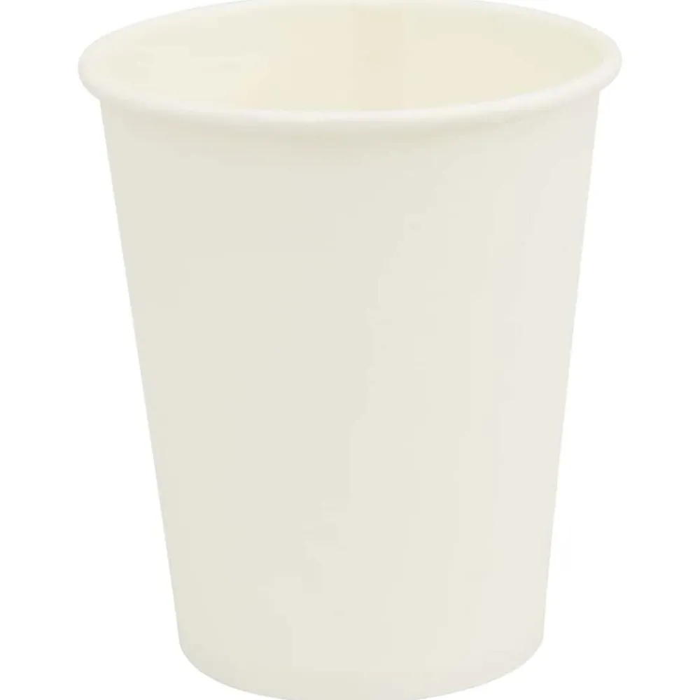vidaXL Tasses à café en papier 1000 pcs 8oz 200ml blanc