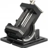 vidaXL Étau inclinable de perceuse à pression manuelle 110 mm