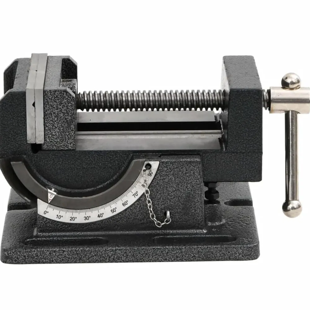 vidaXL Étau inclinable de perceuse à pression manuelle 110 mm