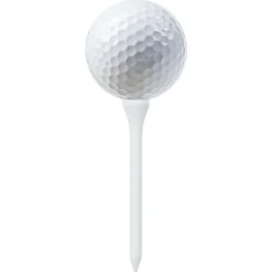 vidaXL Tee de golf 1000 pcs 83 mm bambou