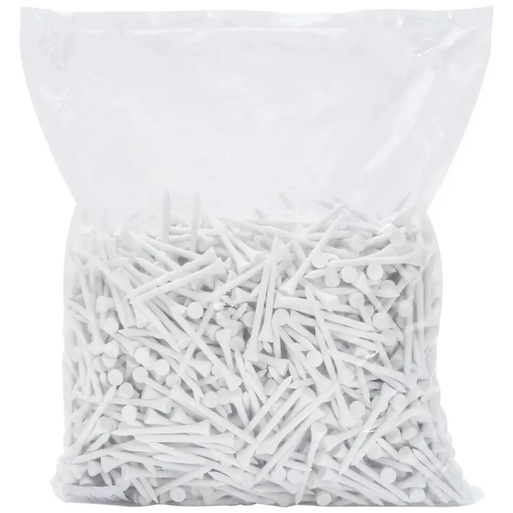 vidaXL Tee de golf 1000 pcs 83 mm bambou
