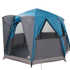 vidaXL Tente de cabine 3 personnes et gris 320 x 320 x 203 cm