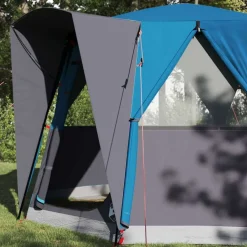 vidaXL Tente de cabine 3 personnes et gris 320 x 320 x 203 cm