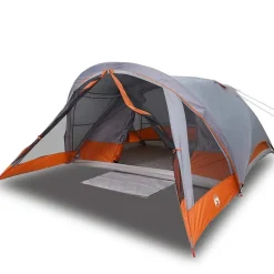Loisirs De Plein Air-vidaXL Tente de cabine familiale 6 personnes imperméable Gris