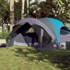 Loisirs De Plein Air-vidaXL Tente de cabine familiale 6 personnes imperméable Bleu
