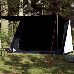 Loisirs De Plein Air-vidaXL Tente de camping 2 personnes tissu occultant imperméable blanc
