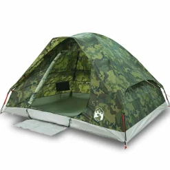 Loisirs De Plein Air-vidaXL Tente de camping à dôme 2 personnes imperméable Camouflage