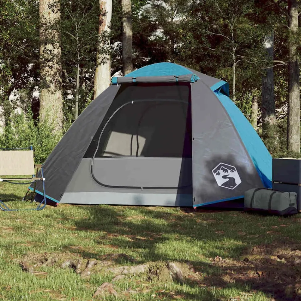 Loisirs De Plein Air-vidaXL Tente de camping à dôme 2 personne imperméable Bleu