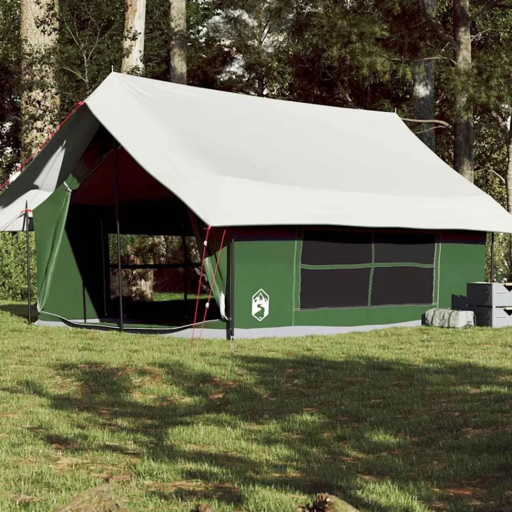 Loisirs De Plein Air-vidaXL Tente de camping 5 personnes imperméable Vert