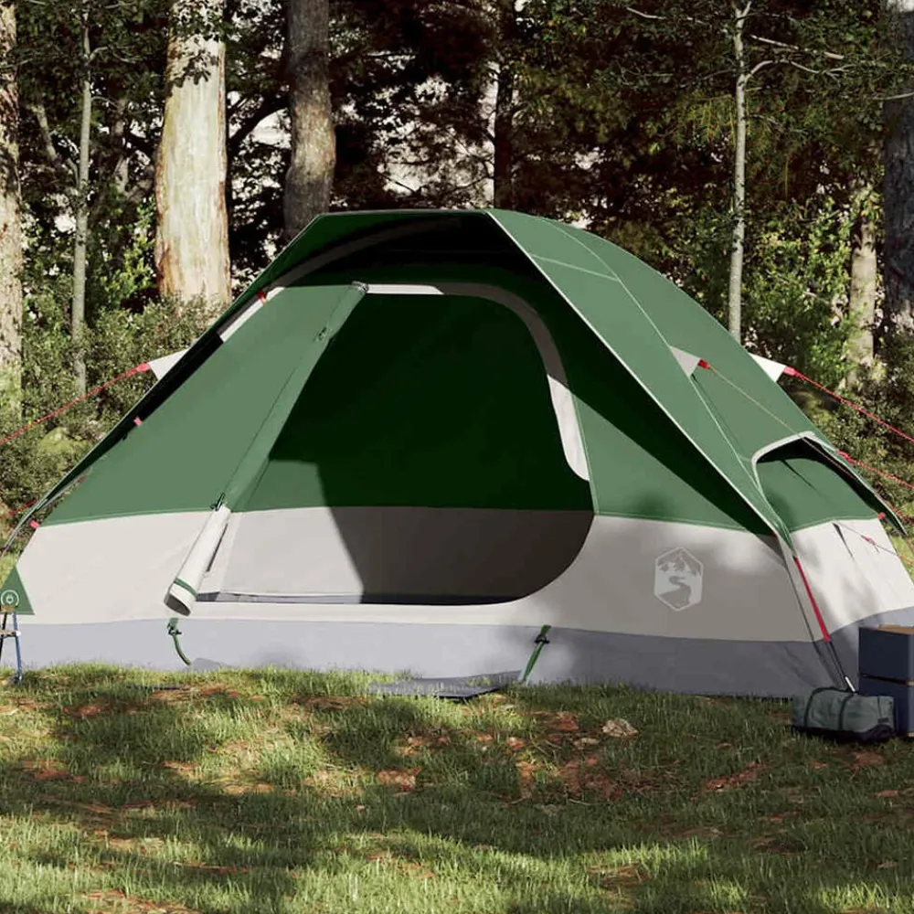 Loisirs De Plein Air-vidaXL Tente de camping à dôme 2 personne imperméable Vert