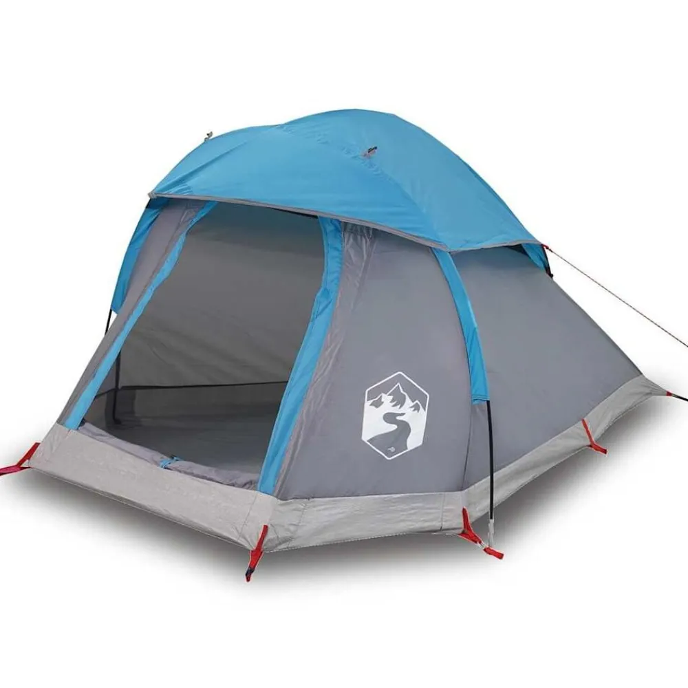 Loisirs De Plein Air-vidaXL Tente de camping à dôme 1 personne imperméable Bleu