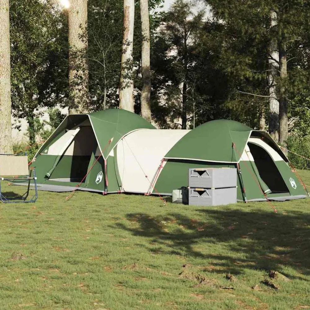 Loisirs De Plein Air-vidaXL Tente de camping 5 personnes imperméable Vert