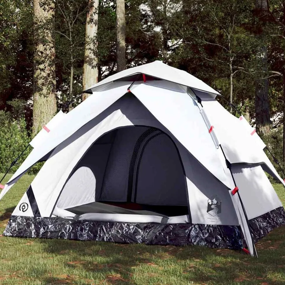 vidaXL Tente de camping à dôme 3 personnes libération rapide