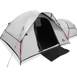 Loisirs De Plein Air-vidaXL Tente de camping 5 personnes tissu occultant imperméable blanc