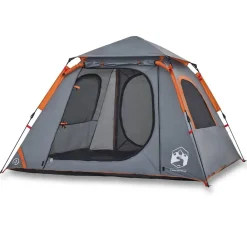 vidaXL Tente de camping à dôme 4 personnes libération rapide