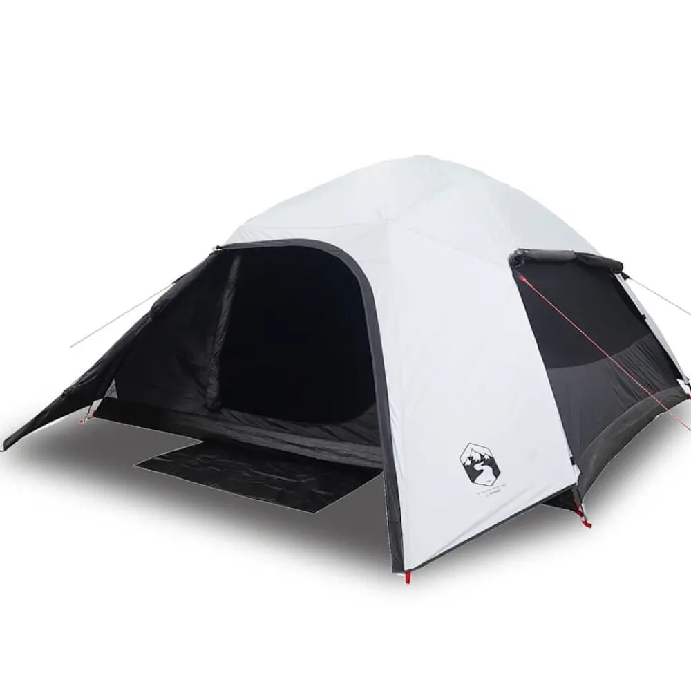 vidaXL Tente de camping à dôme 4 personnes tissu occultant imperméable