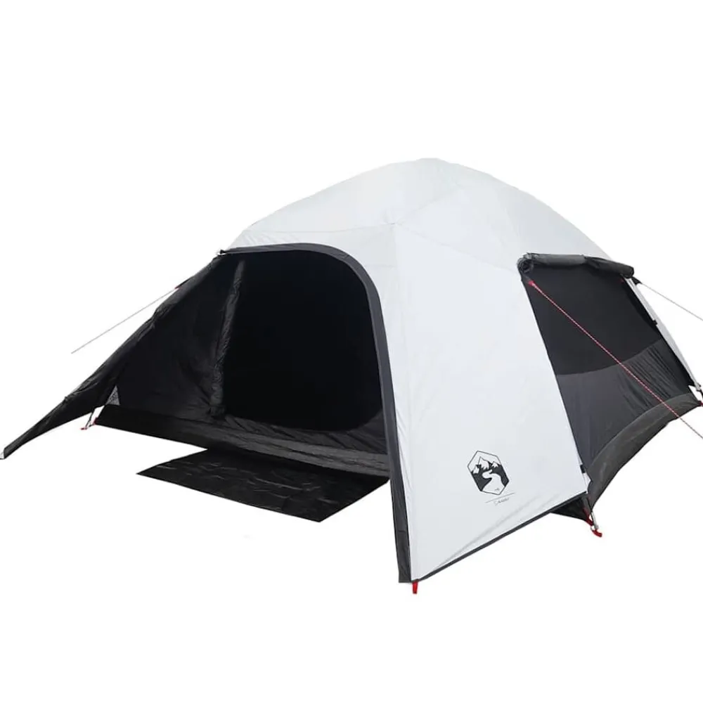 vidaXL Tente de camping à dôme 4 personnes tissu occultant imperméable