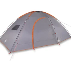 vidaXL Tente de camping 8 personnes orange imperméable