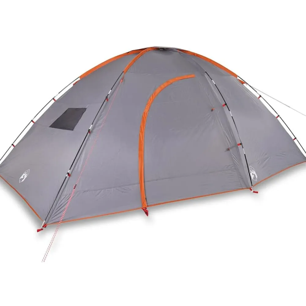 vidaXL Tente de camping 8 personnes orange imperméable