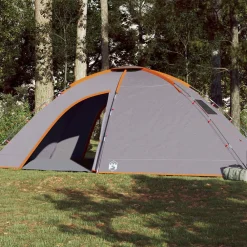 vidaXL Tente de camping 8 personnes orange imperméable