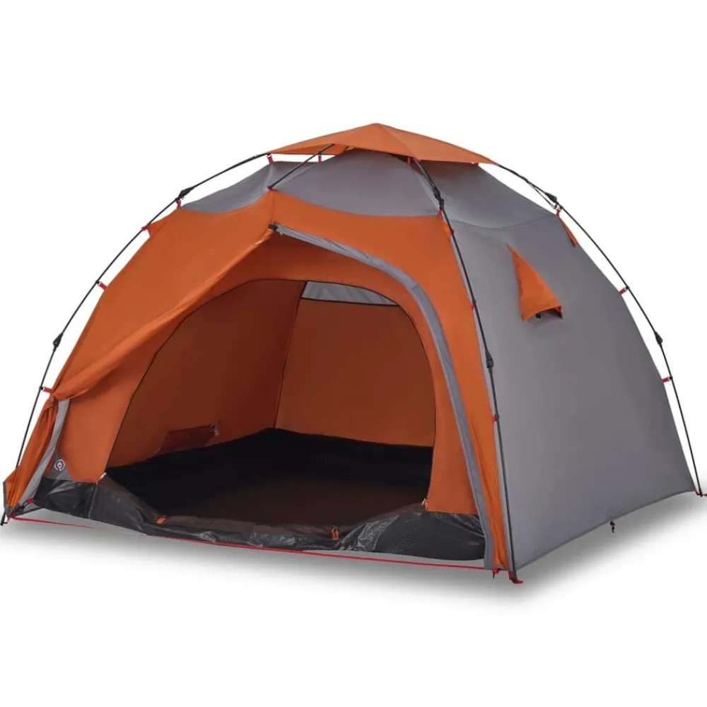 vidaXL Tente de camping à dôme 4 personnes libération rapide